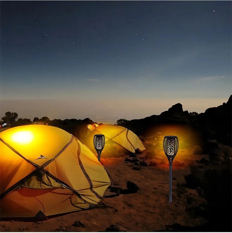ANTORCHA SOLAR LED IMPERMEABLE PARA EXTERIOR 51CM - 2