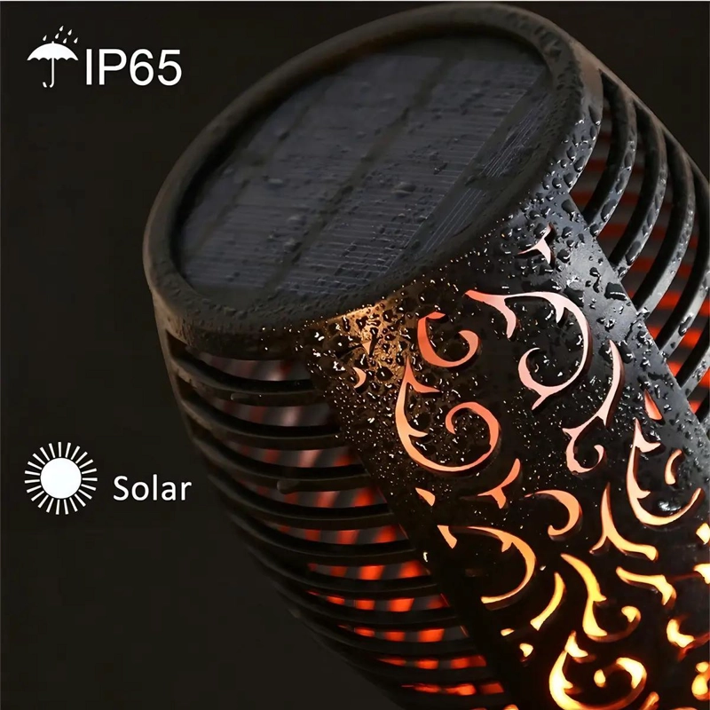 ANTORCHA SOLAR LED IMPERMEABLE PARA EXTERIOR 51CM - 5