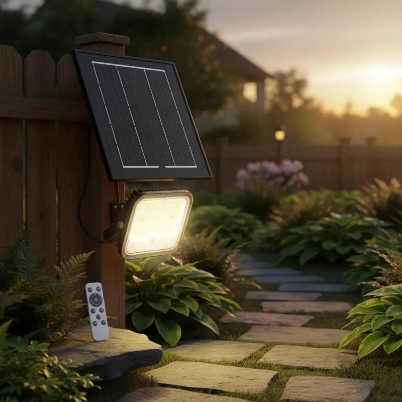 PROYECTOR SOLAR LED CON PANEL INTEGRADO - 3