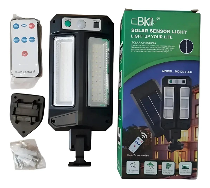 REFLECTOR LED SOLAR CON SENSOR DE MOVIMIENTO - 1