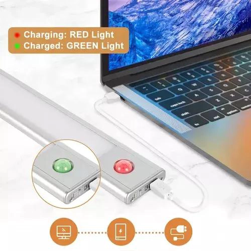 BARRA LED 40CM CON SENSOR DE MOVIMIENTO PARA MUEBLES - 3