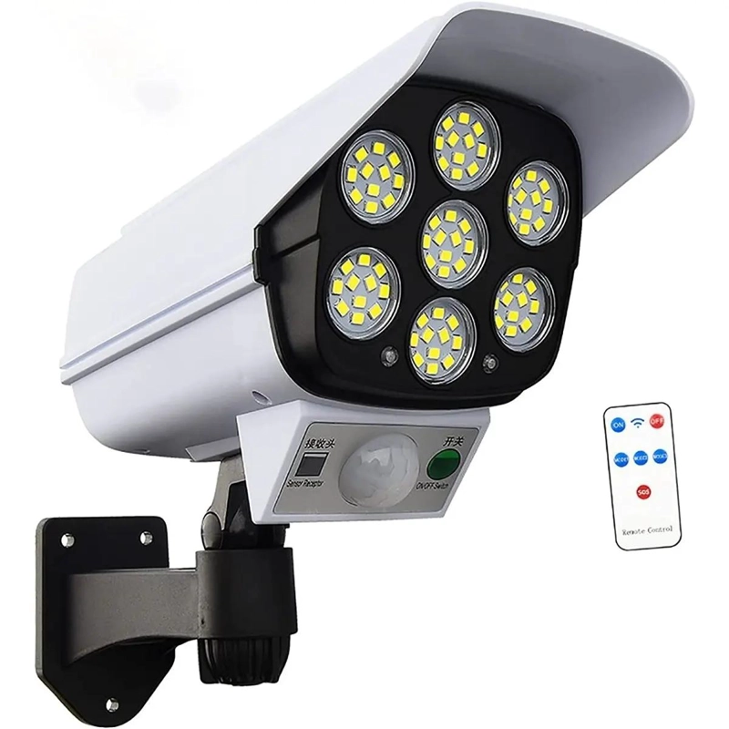 LAMPARA LED SOLAR CON DETECTOR DE MOVIMIENTO PARA EXTERIO - 1