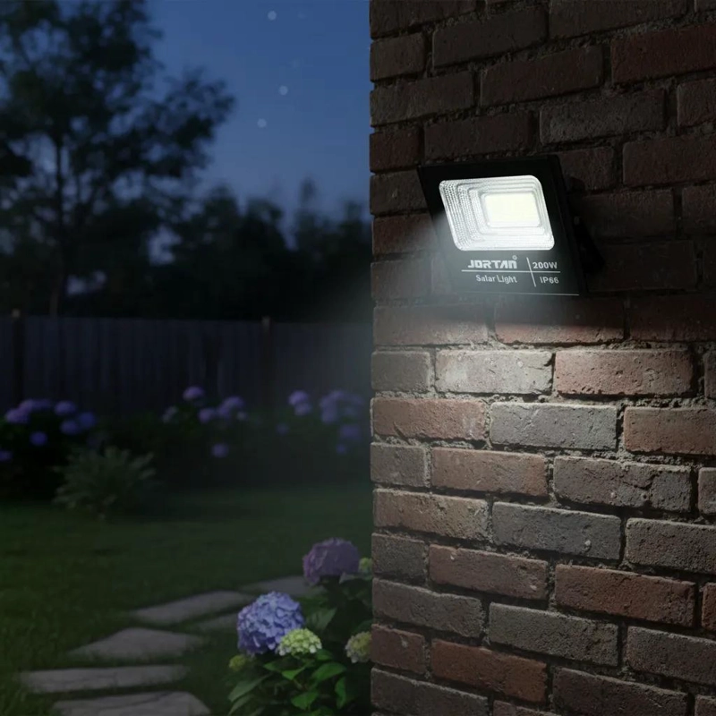 FOCO LED 200W CON PANEL SOLAR PARA EXTERIORES - 3