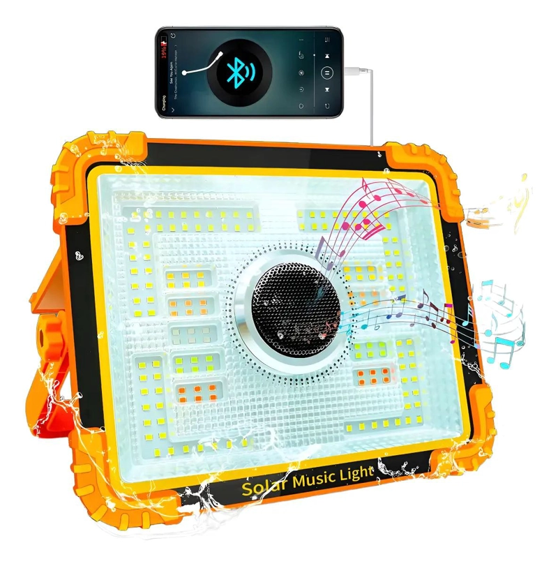 LAMPARA DE EMERGENCIA SOLAR RECARGABLE LED PARA CAMPING - 1