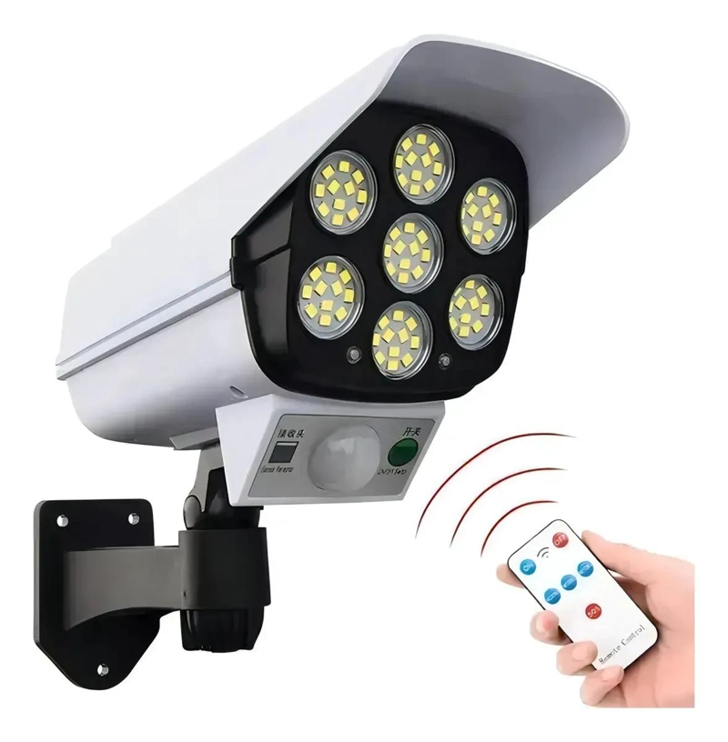 PACK 6 FOCOS SOLARES TIPO CAMARA CON SENSOR 150W - 1