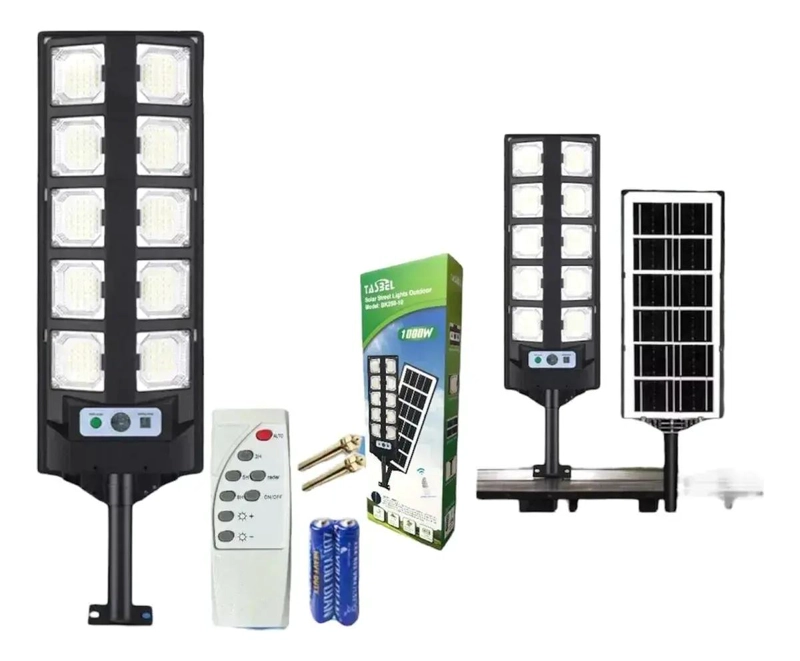 LAMPARA LED SOLAR 1000W PARA EXTERIORES - 3