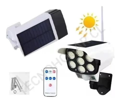 FOCO SOLAR CON SENSOR DE MOVIMIENTO Y CONTROL REMOTO - 2