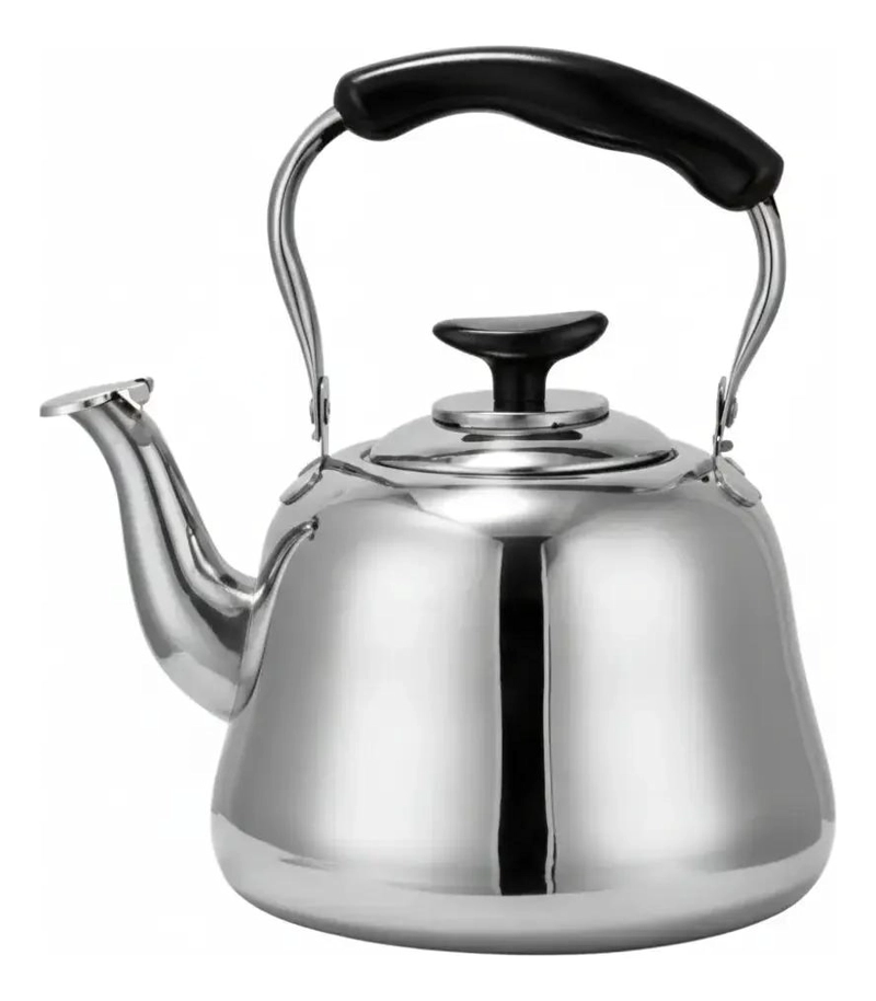 TETERA DE ACERO INOXIDABLE CUELLO DE CISNE 4 LITROS - 1