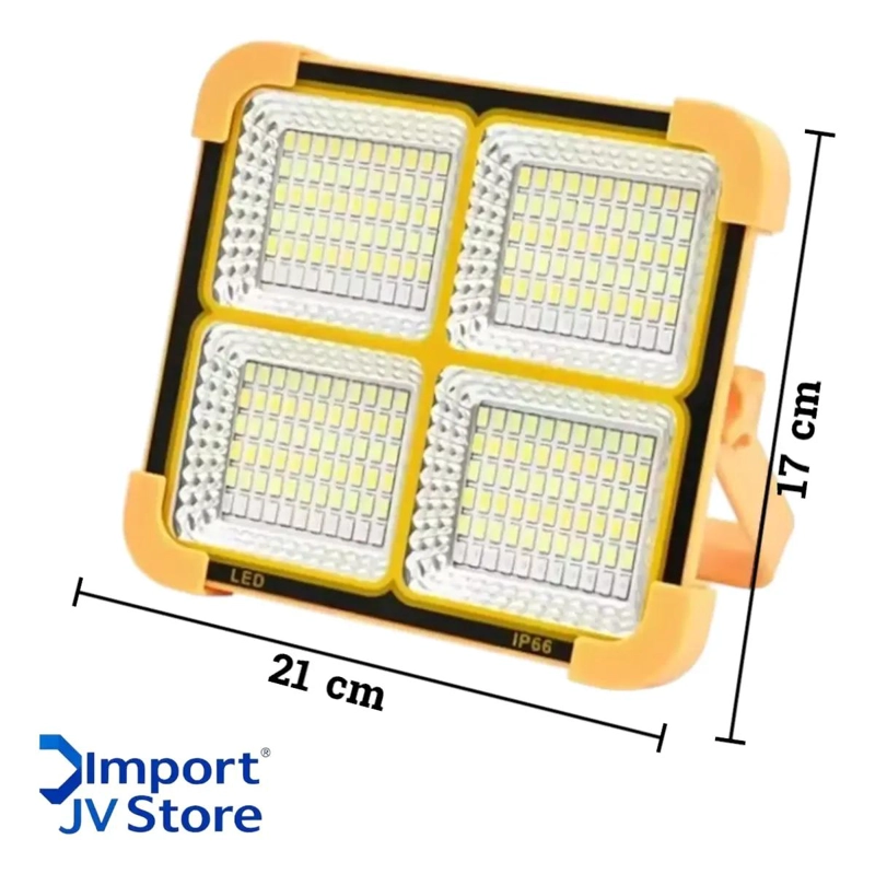 FOCO LED SOLAR RECARGABLE PARA EMERGENCIA Y CAMPING - 2