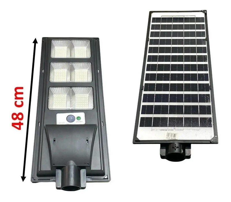 PACK 2 FOCOS SOLARES 120W PARA EXTERIOR Y POSTE - 5