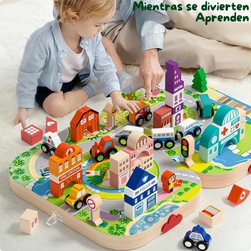 PISTA MODULAR CON BLOQUES DE MADERA MONTESSORI - 3