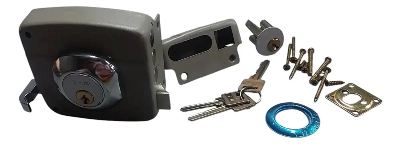 CERROJO DE SEGURIDAD TRIPLE PARA PUERTAS - 3