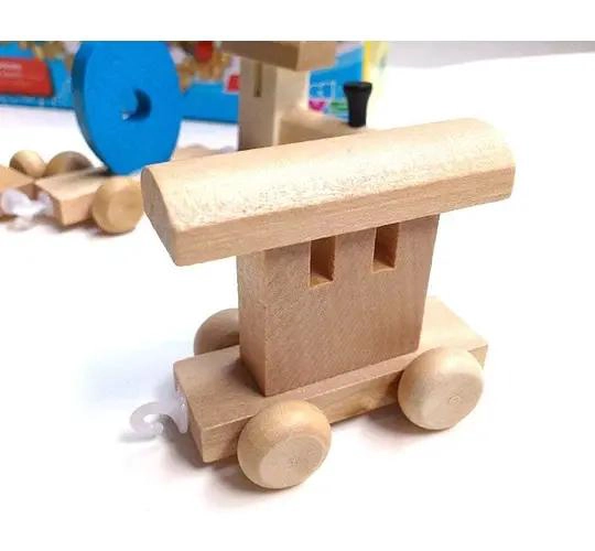 JUEGO DIDACTICO TREN DE NUMEROS DE MADERA PARA NIÑOS - 5