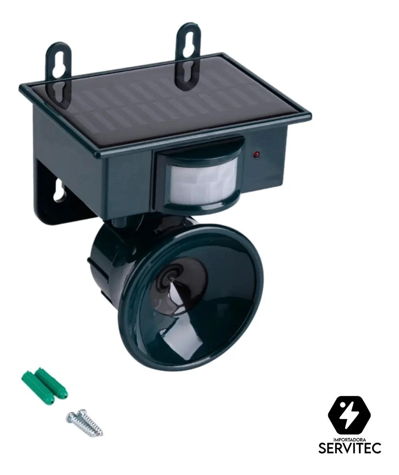 AHUYENTADOR ULTRASONICO SOLAR PARA AVES 500 M2 - 3