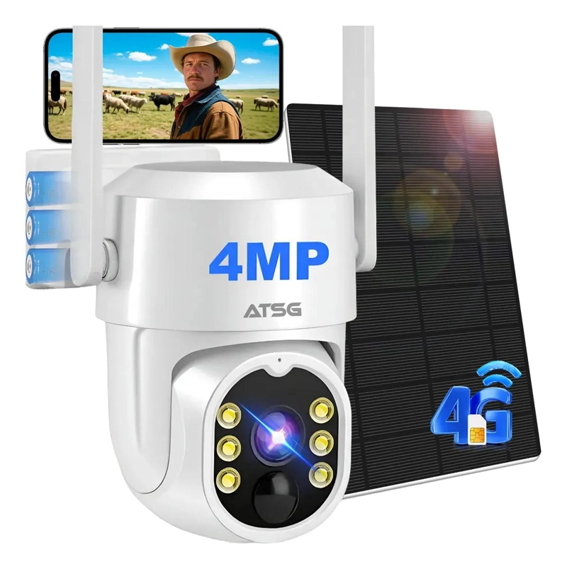 TARJETA SIM 4G PARA CAMARA DE SEGURIDAD EXTERIOR 4MP - 1