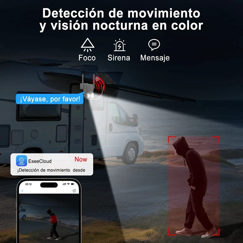 TARJETA SIM 4G PARA CAMARA DE SEGURIDAD EXTERIOR 4MP - 2