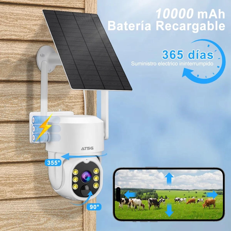 TARJETA SIM 4G PARA CAMARA DE SEGURIDAD EXTERIOR 4MP - 5