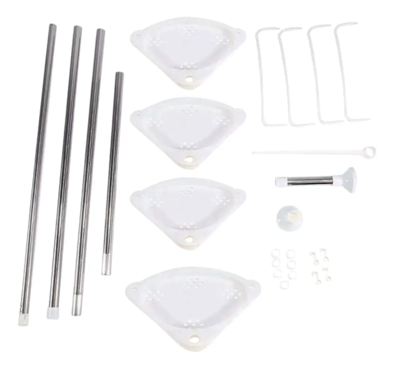 ESQUINERO DE DUCHA AJUSTABLE CON REPISAS MULTIUSO - 5
