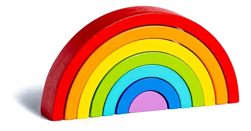 JUGUETE APILABLE DE MADERA EDUCATIVO PARA NIÑOS - 1
