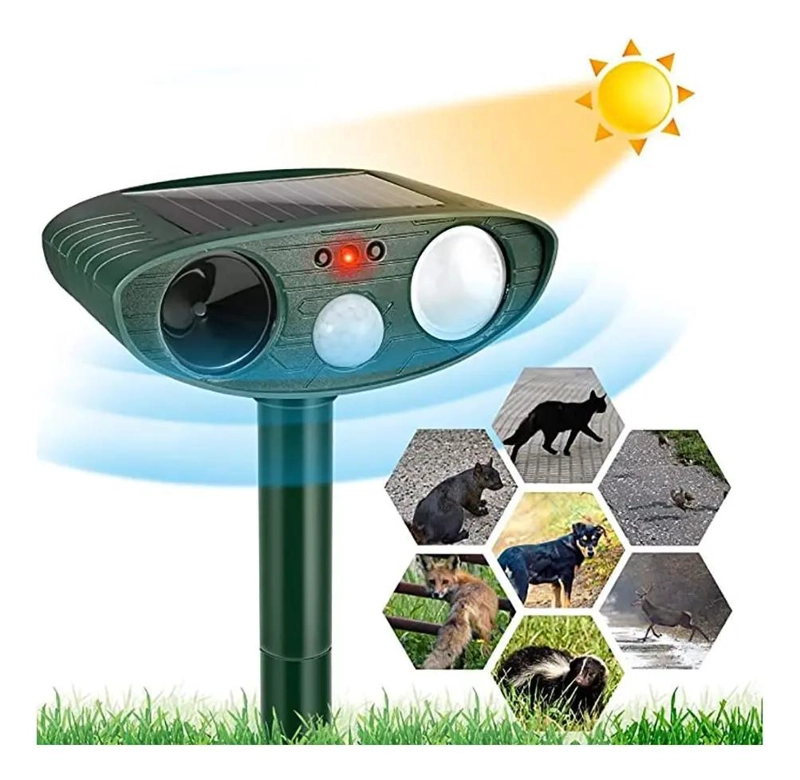 REPELENTE ULTRASONICO SOLAR PARA GATOS Y PERROS CONSENSOR - 5