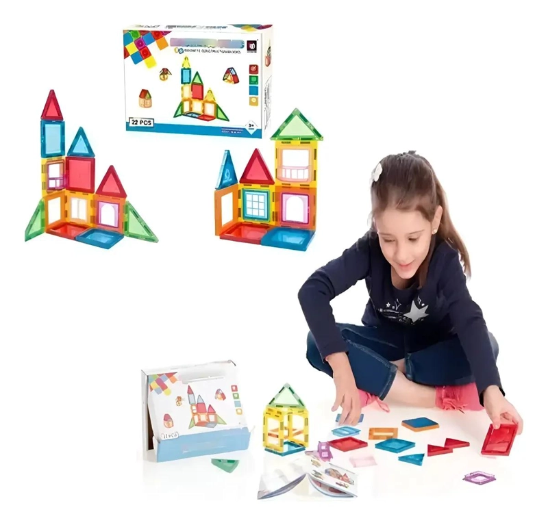 JUGUETE MAGNE TICO 22 PIEZAS PARA NIÑOS - 1