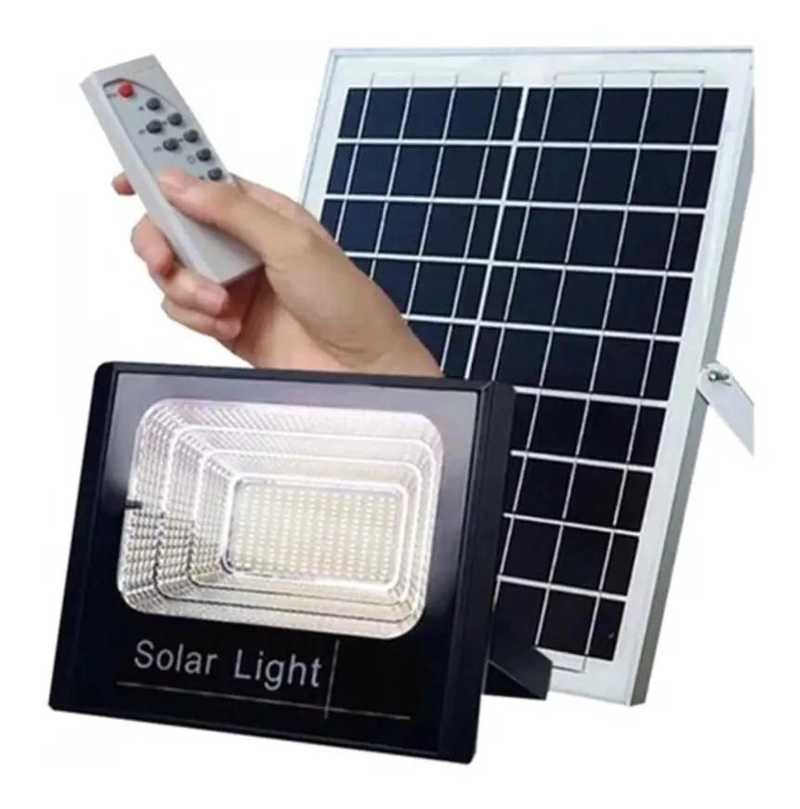 FOCO LED 300W CON PANEL SOLAR Y CONTROL REMOTO - 4