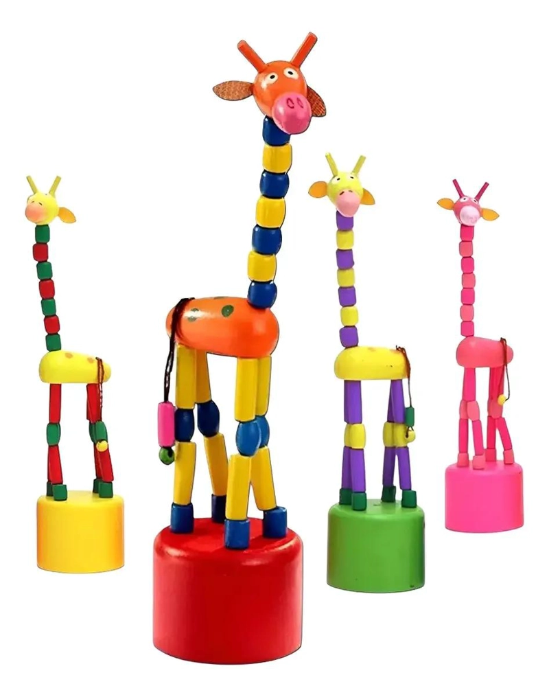 JUEGO DIDACTICO BLOQUES DE MADERA JIRAFA PACK 6 - 2