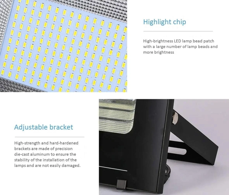 REFLECTOR SOLAR LED 600W CON PANEL Y SENSOR MOVIMIENTO - 5