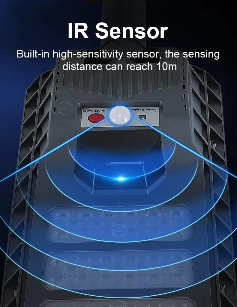 LAMPARA SOLAR CON SENSOR DE MOVIMIENTO INTEGRADA - 2