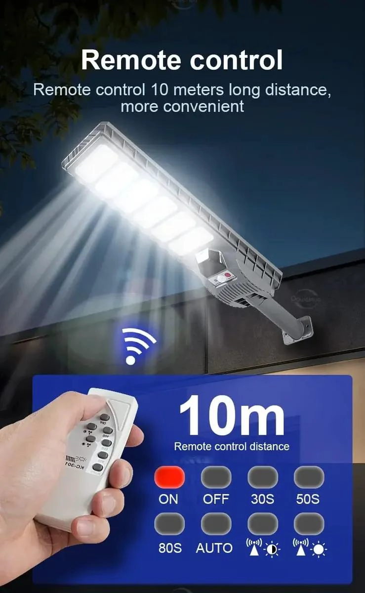 LAMPARA SOLAR CON SENSOR DE MOVIMIENTO INTEGRADA - 3