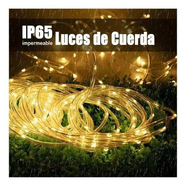 MANGUERA LED SOLAR NAVIDEÑA 12 METROS - 2