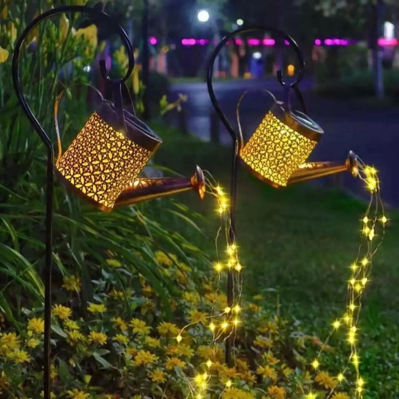 PACK 2 ESTACAS SOLARES LED PARA JARDIN EXTERIOR - 2