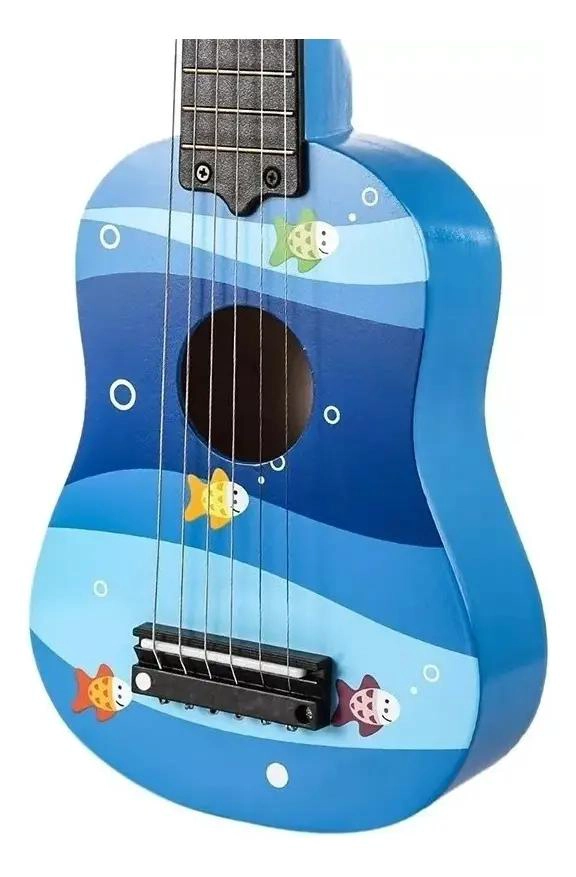 GUITARRA DIDACTICA DE MADERA PARA NIÑOS - 2