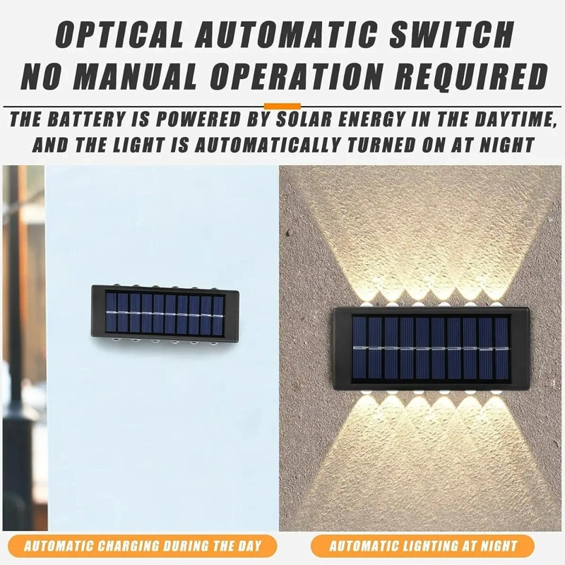 PACK 2 LAMPARAS SOLARES 12 LED PARA EXTERIOR - 4