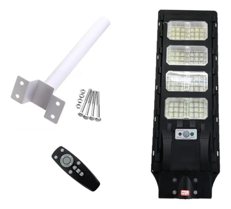 FOCO LED SOLAR 600W CON SENSOR Y SOPORTE - 1
