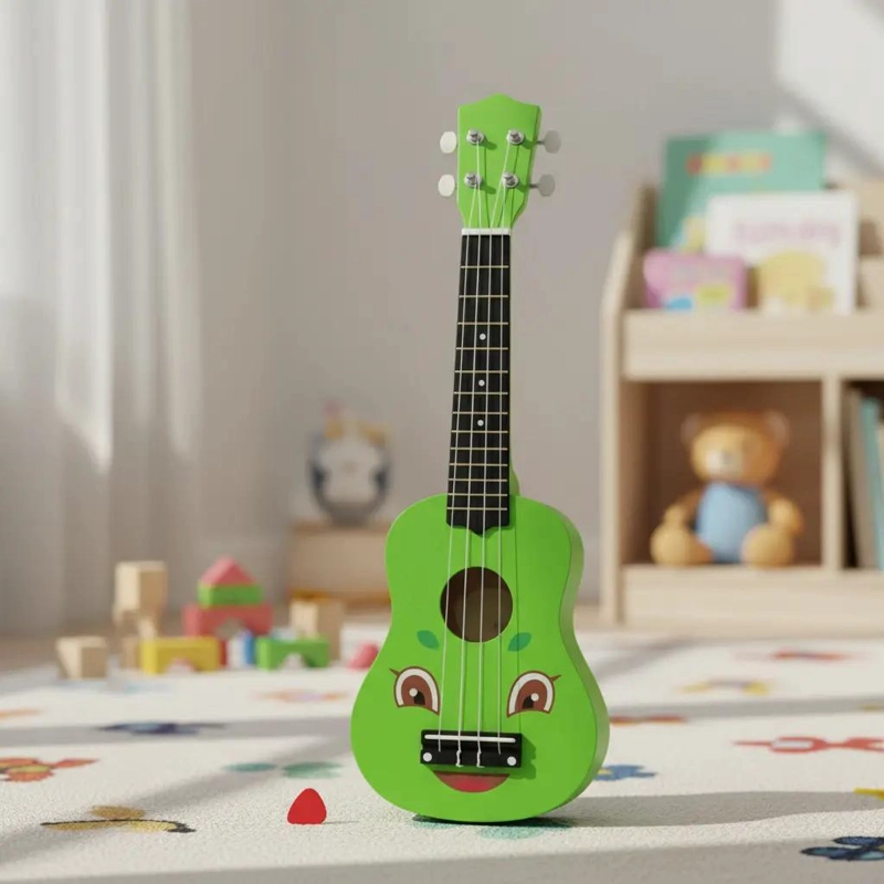 GUITARRA DE MADERA PARA NIÑOS PRIMERIZA - 3