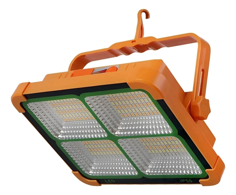 FOCO REFLECTOR SOLAR RECARGABLE PARA INTERIOR Y EXTERIOR - 1