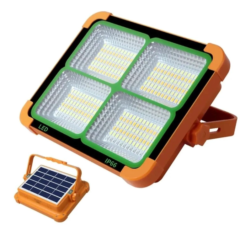 FOCO REFLECTOR SOLAR RECARGABLE PARA INTERIOR Y EXTERIOR - 5
