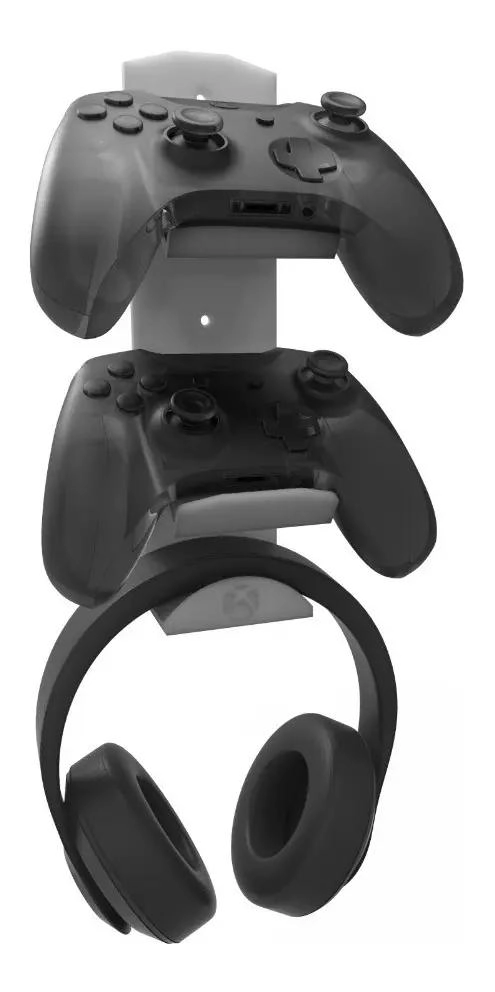 SOPORTE DE PARED PARA 2 CONTROLES Y AUDIFONO XBOX ONE - 2
