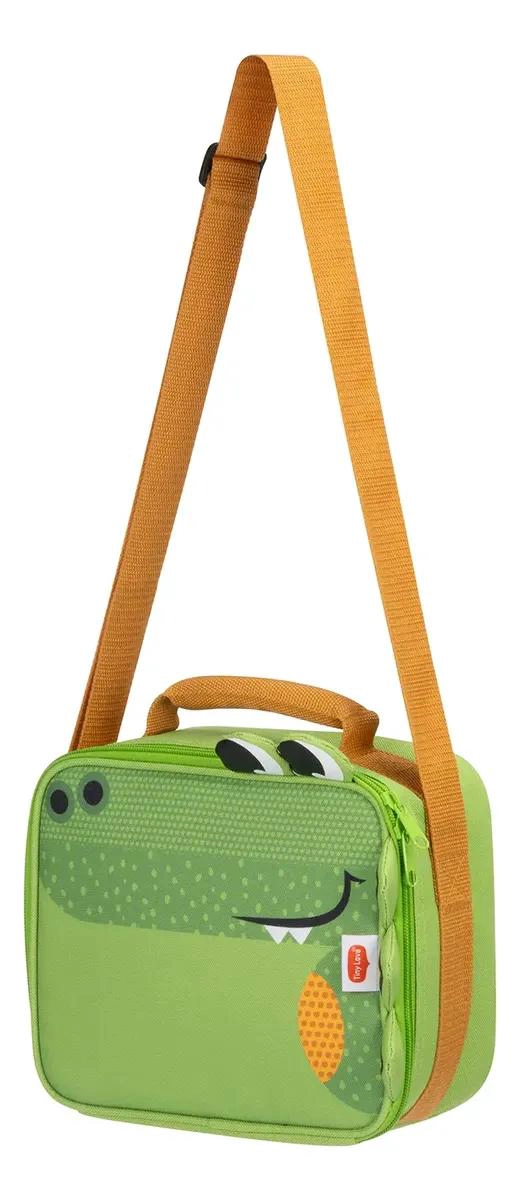 LONCHERA INFANTIL CON DISEÑO DE COCODRILO - 1