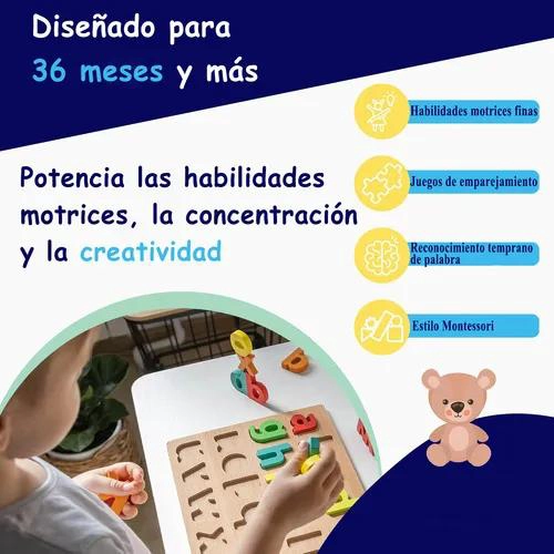 PACK 11 JUGUETES DIDACTICOS DE MADERA MONTESSORI - 3