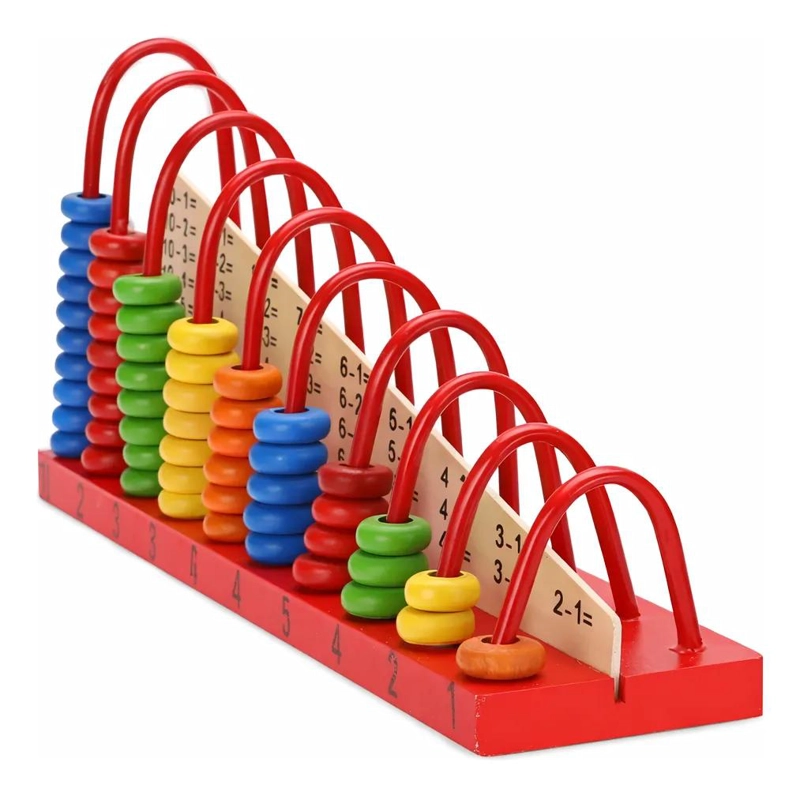 ABACO DIDACTICO DE MADERA PARA EDUCACION INFANTIL - 1