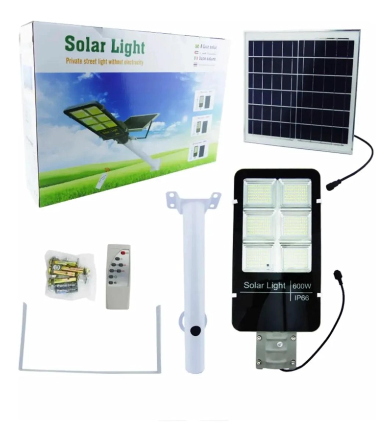 FOCO SOLAR 600W CON BRAZO Y 432 LEDS CON CONTROL - 4