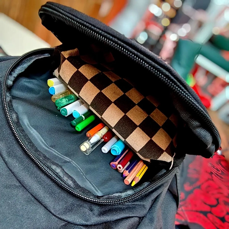 MOCHILA ESCOLAR 20L CON LONCHERA Y ESTUCHE FNAF - 3