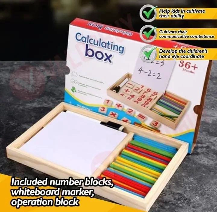 CAJA DE APRENDIZAJE MATEMATICO Y ABECEDARIO MAGNE TICO DEM - 5
