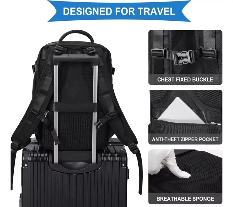 MOCHILA DE VIAJE MULTIFUNCIONAL GRAN CAPACIDAD 30 L - 4