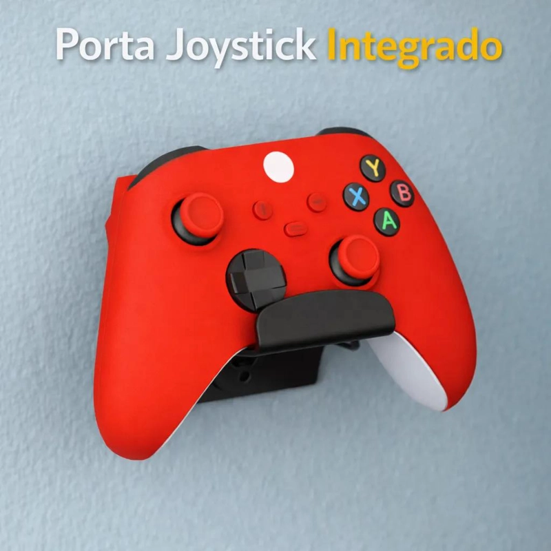 SOPORTE DE PARED PARA XBOX SERIES X CON PORTA JOYSTICK Y - 3