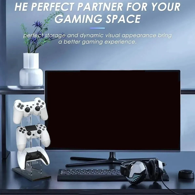 SOPORTE VERTICAL PARA PS5 CON 3 NIVELES PARA CONTROL YAUD - 4