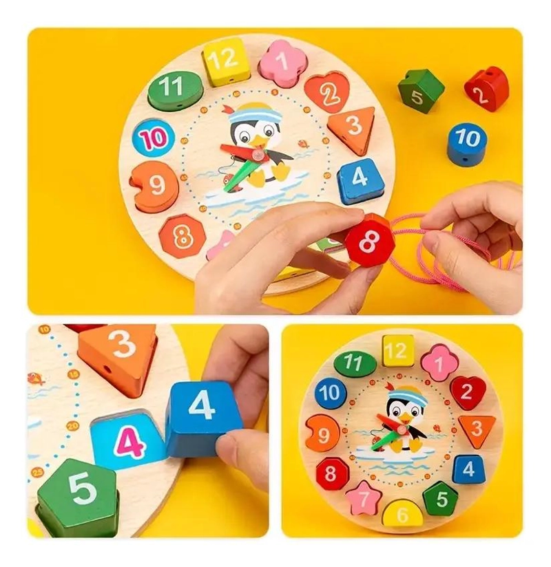SET MONTESSORI 5 EN 1 DE JUGUETES DE MADERA - 5