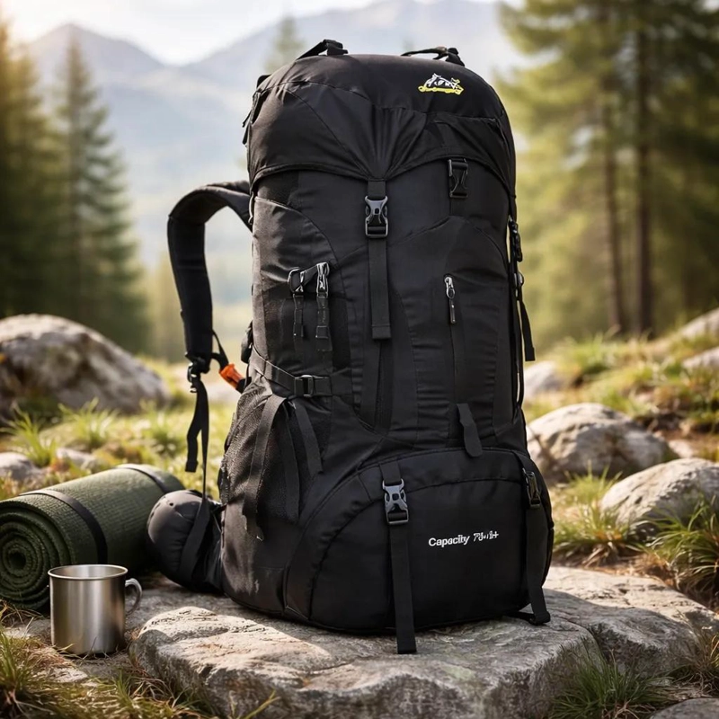 MOCHILA TREKKING OUTDOOR 70L PARA VIAJE Y SENDERISMO - 1